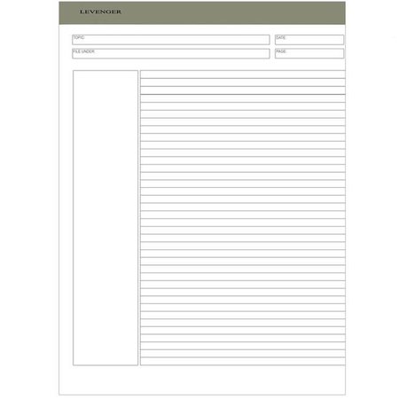 OFFICESPACE 8.5 x 11 in. Premium Writing Pad - 50 Per Pack - Case of 50 OF1324076